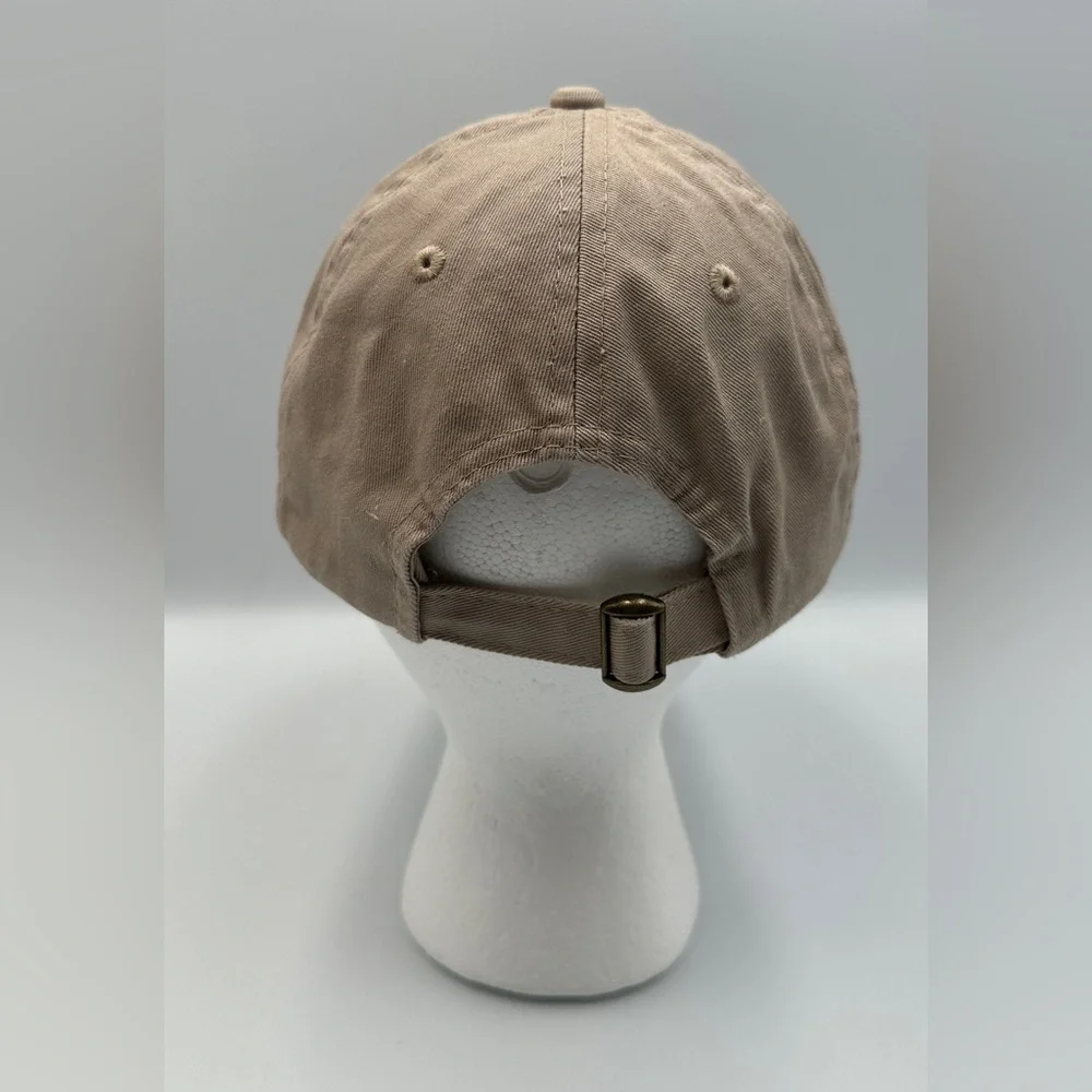 Women’s Khaki Free Your Feels Embroidered Graphic Baseball Cap Hat Adjustable
